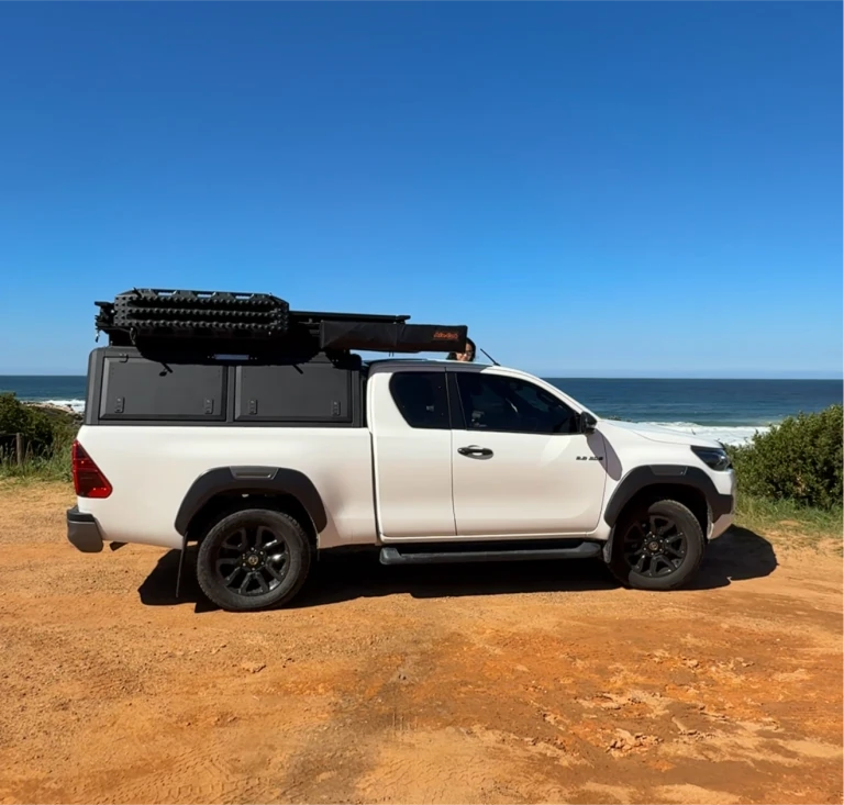 Nomadx Touring Parking at the Beach